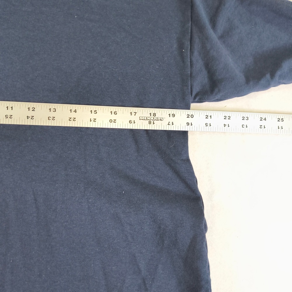 Eileen‎ Fisher Navy Long Sleeve Tee Womens XXS Organic Cotton Minimalist Top - Picture 5 of 8